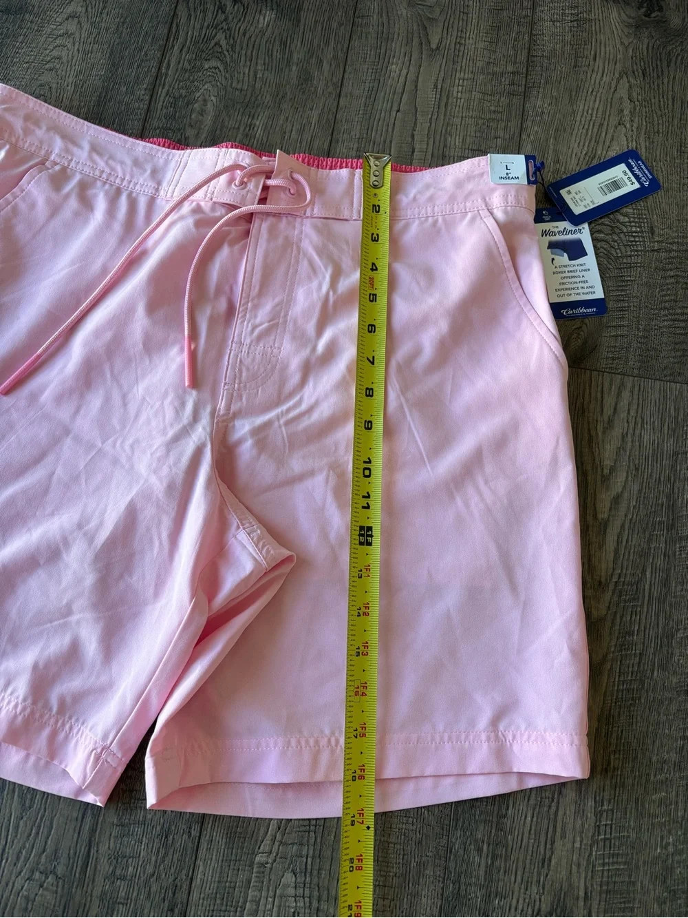 Caribbean Pink Men's Swim Board Shorts